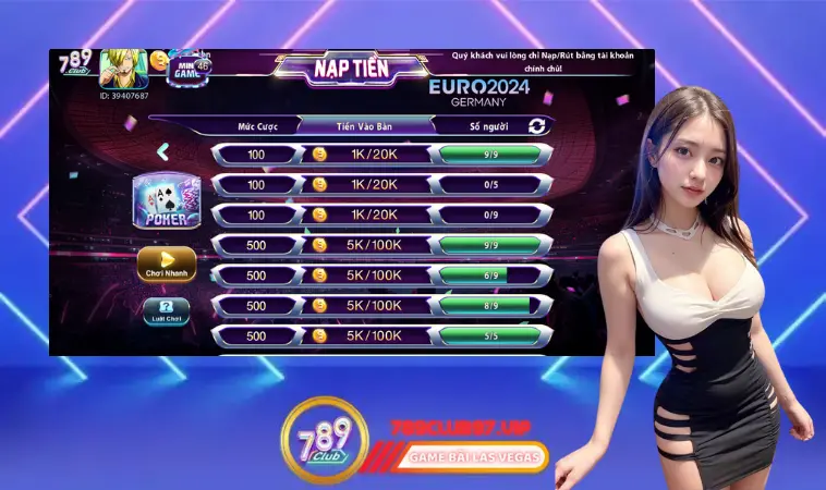 Đôi nét về game bài Poker online tại 789Club
